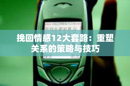 挽回情感12大套路：重塑关系的策略与技巧