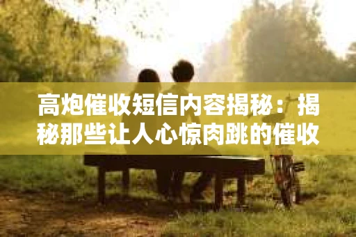 高炮催收短信内容揭秘：揭秘那些让人心惊肉跳的催收手段