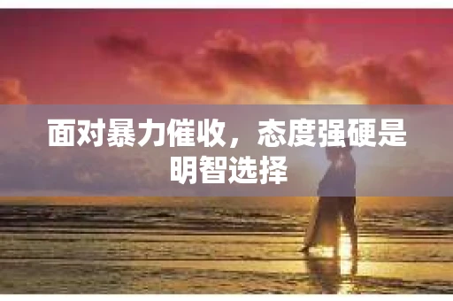 面对暴力催收，态度强硬是明智选择