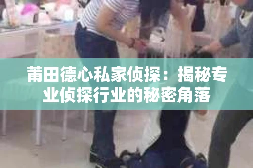 莆田德心私家侦探：揭秘专业侦探行业的秘密角落