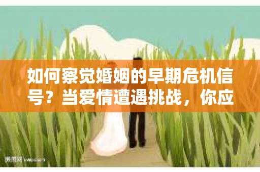 如何察觉婚姻的早期危机信号?当爱情遭遇挑战,你应该怎么办? 如何察觉婚姻的早期危机信号?当爱情遭遇挑战,你应该怎么办?